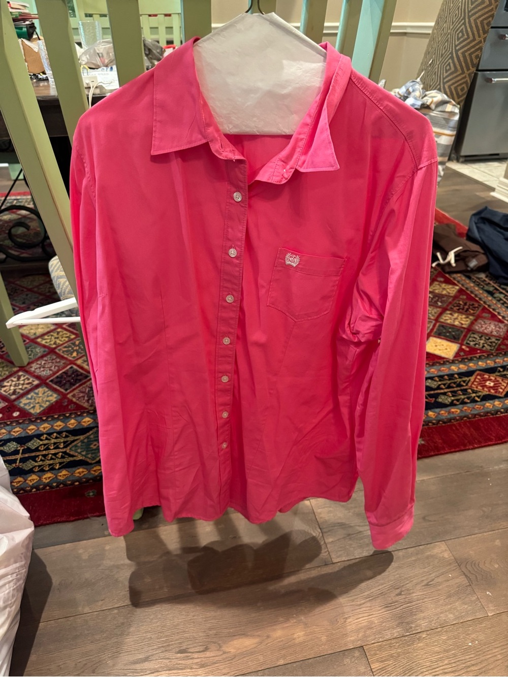 Cinch Women's Hot Pink Button-Down Shirt